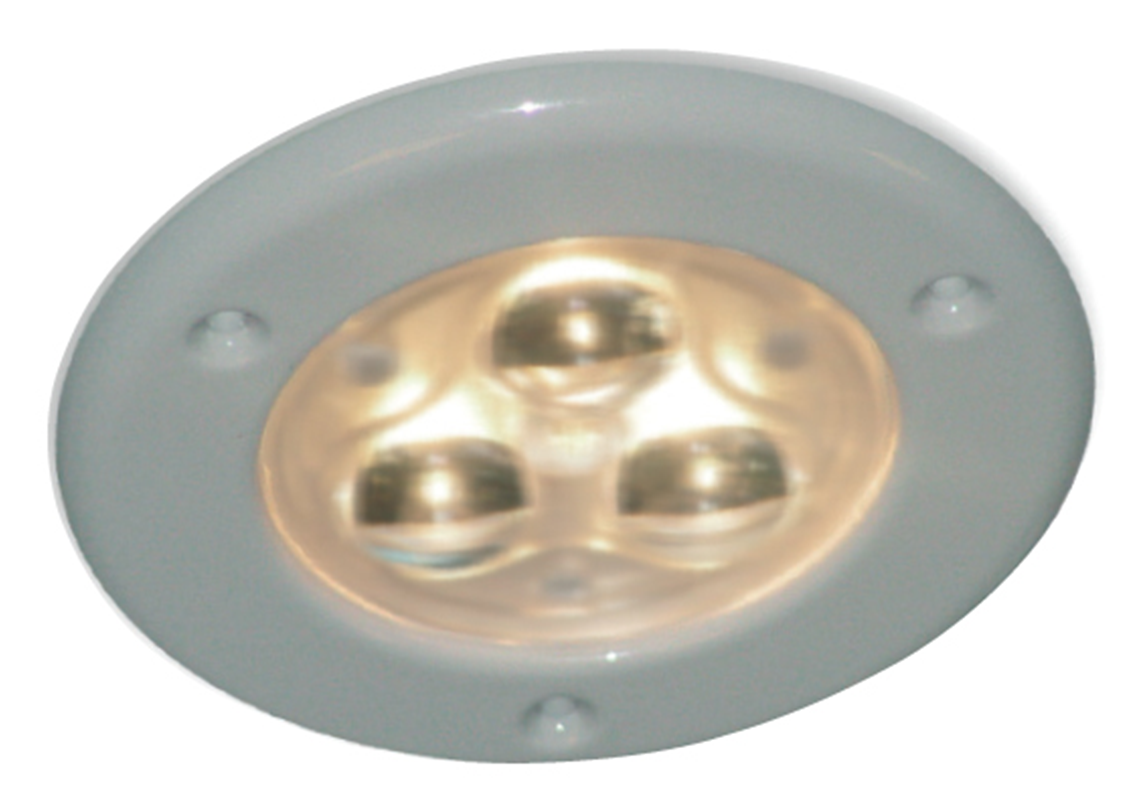 Warmweißer 12/24Vdc LED-Spot für Busbeleuchtung